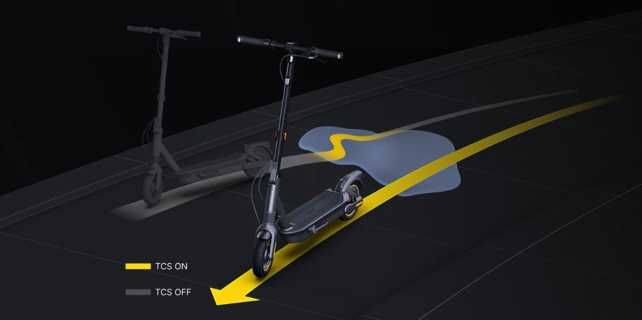 Segway-Ninebot MAX G2 electric scooter traction control system. Buy online or in-store at Casey Cycles Cranbourne.