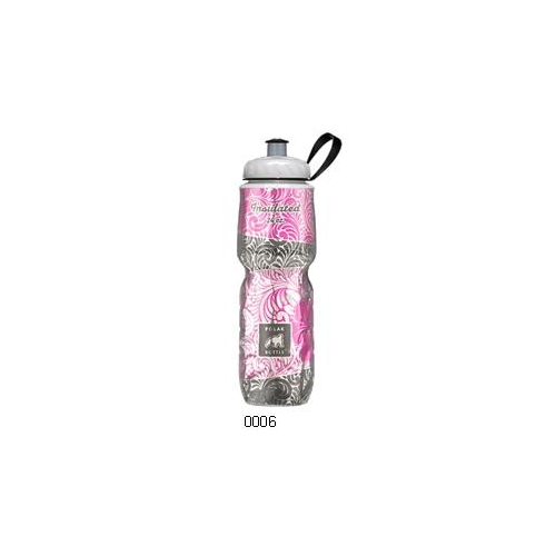 BOTTLE - Polar Insulated Water Bottle 700ml/24 oz, Standard Valve, ISLAND BLOSSOM