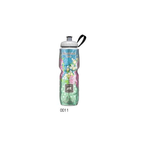 BOTTLE - Polar Insulated Water Bottle 700ml/24 oz, Standard Valve, SECRET GARDEN