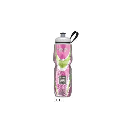BOTTLE - Polar Insulated Water Bottle 700ml/24 oz, Standard Valve, SPIN BLOOM