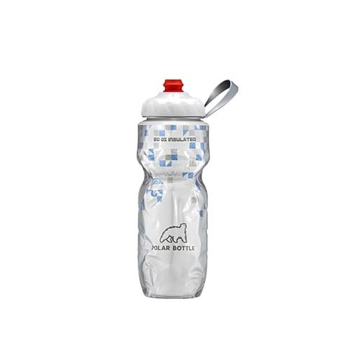 BOTTLE - BLUE BREAKAWAY Polar Insulated Water Bottle 575ml/20 oz, with Zipstream Cap (One-Way Valve),