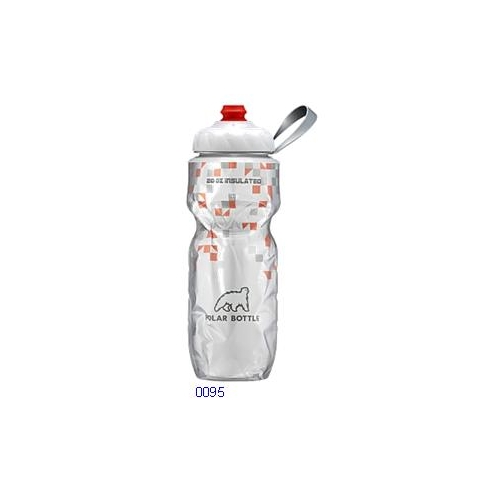 BOTTLE - ORGANGE BREAKAWAY Polar Insulated Water Bottle 575ml/20 oz, with Zipstream Cap (One-Way Valve)