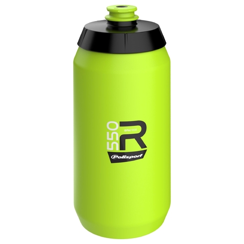 WATER BOTTLE, SENSATIONAL - wide mouth - easy squeeze - high flow - lightweight  HI-VIS YELLOW  550ml  Screw-On Cap