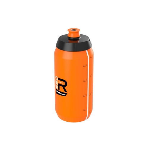 WATER BOTTLE, SENSATIONAL - wide mouth - easy squeeze - high flow - lightweight  ORANGE  550ml  Screw-On Cap