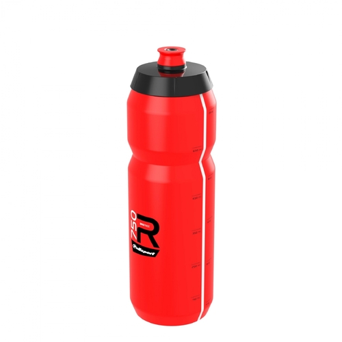 WATER BOTTLE, SENSATIONAL - wide mouth - easy squeeze  HIGH FLOW,  LIGHTWEIGHT SPORT BOTTLE 750ML RED Screw-On Cap