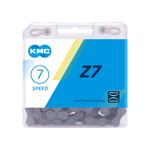 CHAIN - 6-7 Speed - KMC - Z7 - 116L - SILVER - w/Connect Link