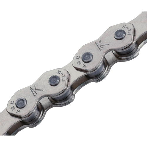 CHAIN - Single Speed - KMC K1 - 112L - SILVER - w/Connect Link, 1/2" x 1/8" x 112L