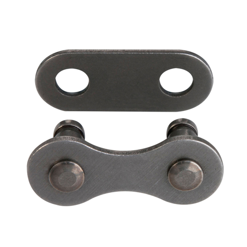 CONNECTING LINK for Single Speed- 1/2 x 1/8-, Card of 2, KMC, Grey - Z410SO