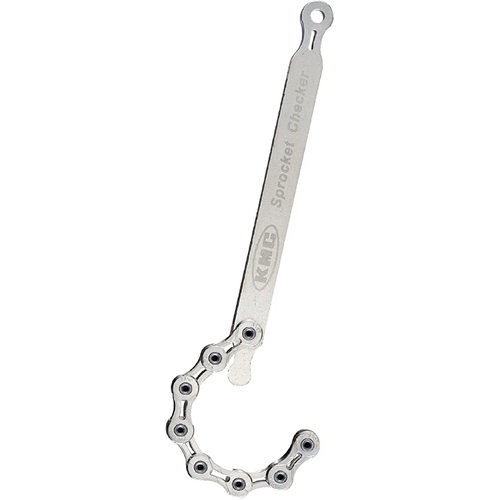 Quick & safe sprocket checker,  wear indicator, steel, KMC