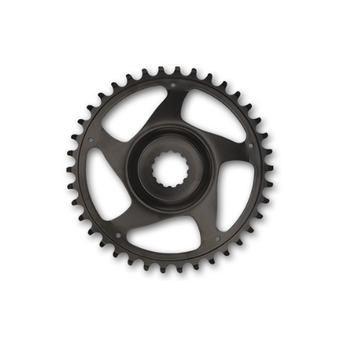 Chainrings Bosch Gen 3, 11/128" x 38T  CL 47.5/50mm, black, Quality KMC product - Direct Mount