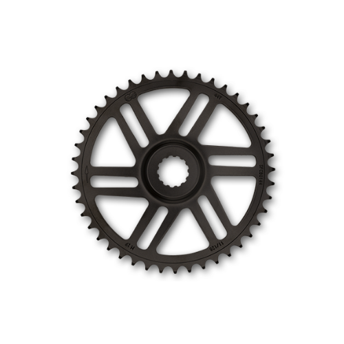 Chainrings Bosch Gen 3, 11/128" x 44T,   CL 47.5/50mm, black.  Quality KMC product - Direct Mount