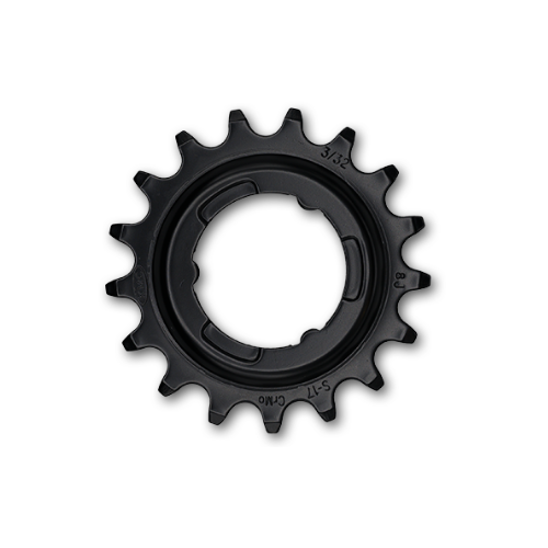 Sprocket R Shimano, 1/2 x 3/32" x 17T, cr-moly, black, for E-Bike   Quality KMC product - Works with Coaster & Internal gear hubs