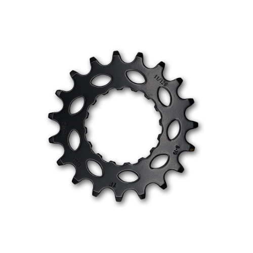 Drive Sprocket (Front) Bosch Gen2,  1/2 x 11/128" x 19T, cr-moly, black, for E-Bike    Quality KMC product - Direct Mount