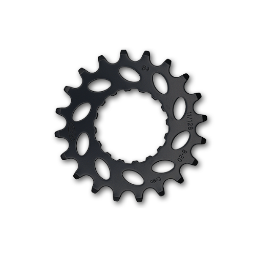 Drive Sprocket (Front) Bosch Gen2,  1/2 x 11/128" x 20T, cr-moly, black, for E-Bike,   Quality KMC product - Direct Mount