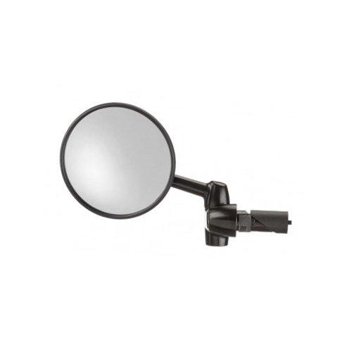 BUSCH & MULLER Mirror - Cycle Star 903/7 - 30mm reach - L/H Handlebar inner mounting (17mm) - 80mm Large Size "Heavy Duty, great for E-bikes"
