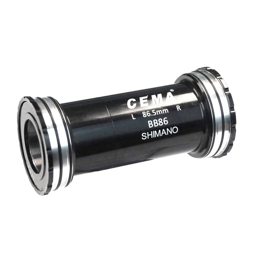 Bottom Bracket CEMA, Ceramic Hybrid, Press Fit Interlock, W:86.5 x OD:41, Axle 24/24 for SHIMANO / FSA BB, SRC-BT-86CBPR (16 Notch tool required for f