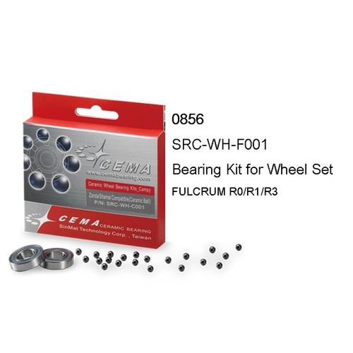 Ceramic Bearing Kit for wheel set, Fulcrum R0/R1/R3 . Mod.SRC-WH-F001, 5S-6803LLB x 2, Quality Cema product