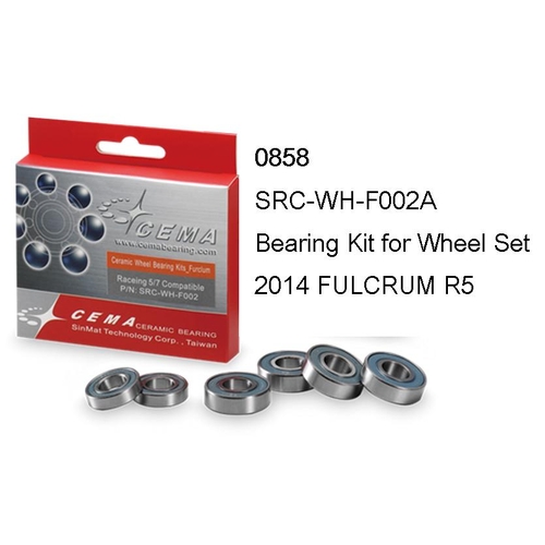 Ceramic Bearing Kit for wheel set, 2014 new Fulcrum R5 Mod.SRC-WH-F002A, 5S-6803LLB x 2, 5S-6903LLB x 4, Quality Cema product