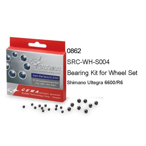 Ceramic Bearing Kit for wheel set, Shimano Ultegra 6600/R6  Mod.SRC-WH-S004, Quality Cema product