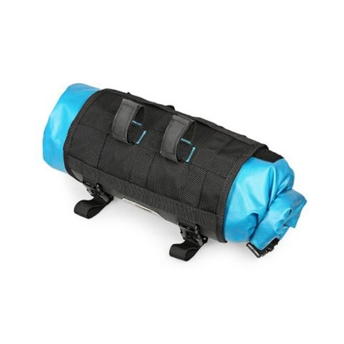 SAHOO  Bike Packing Handlebar Roll Bag , Blue/Black. 7L water proof L10,H15,W15cm velcro attach.