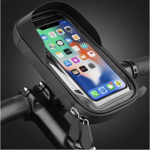 SAHOO, Universal Smart Phone Holder, Quick release handle bar mount, ziplock closure, 100% waterproof, 7" screen size