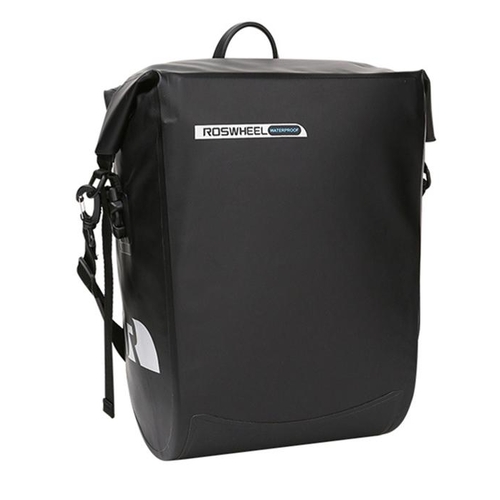SAHOO  Single pannier bag, rigid back board 20L w/carry handle 100% waterproof