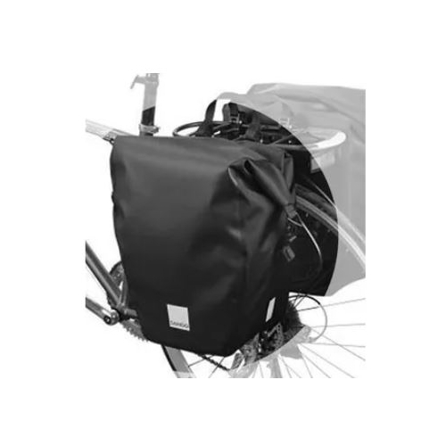 Sahoo Rear Pannier (Single) - Size 40 x 33 x 17cm  Capacity 20L - Black