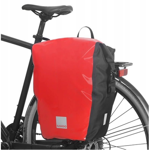Sahoo Rear Pannier (Single) - Size 40 x 33 x 17cm  Capacity 20L - RED Version