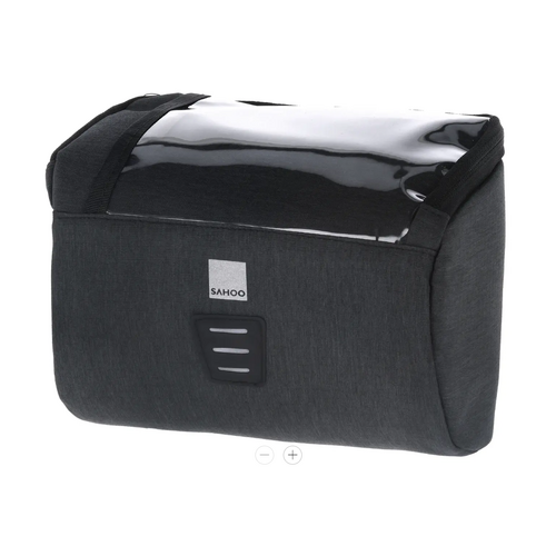 SAHOO , Handlebar Bag Delux, 3L capacity, phone/map display, light loop