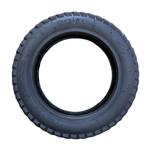 Off Road Electric Scooter Tubeless Tyre - 10x2-6.1