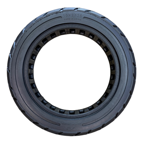 Solid Flat Free Electric Scooter Tyre - 10 x 2.125