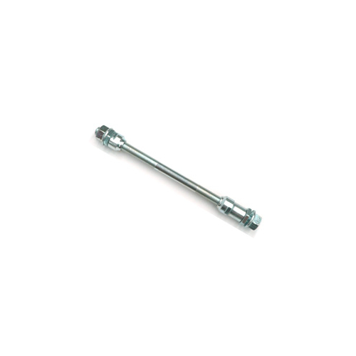 AXLE - Rear, 3/8" x 26T x 185mm, with Cone & Nut