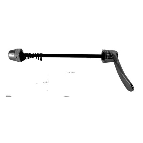 SKEWER  Front, 128mm, Q/R, Steel, BLACK  (NOT to be used with Disc brake bicycles)