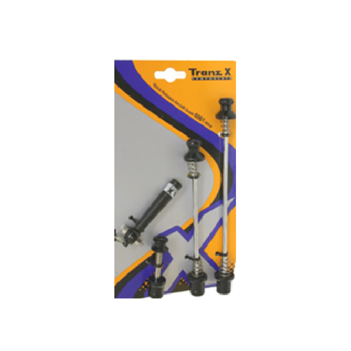 SKEWER SET  Anti-Theft, For Wheels & Seat Post, Alloy, Black