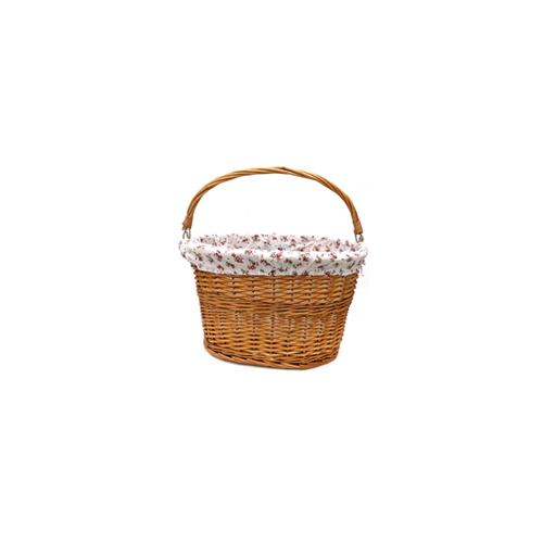 BASKET - Front, Wicker, Q/R, With Handle, 400mm x 300mm x 420mm