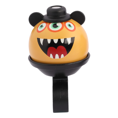 BELL - for dia 22.2mm H/B, hamster monster, orange, 3 eyes