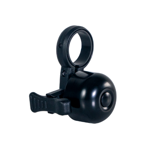 BELL - flick bell, for dia 22.2-25.4mm H/B, mount below H/B, alloy/plastic, black