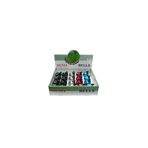 Bell with a Plastic Base and Alloy Top - Assorted Colours