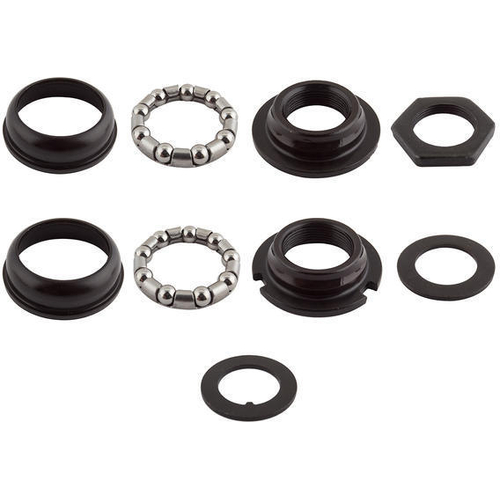 BOTTOM BRACKET SET - For Hexagon One Piece Crank, BLACK OD 51.6mm
