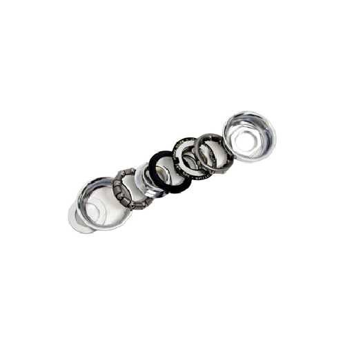 BOTTOM BRACKET SET - For Standard One Piece Crank, Waterproof, SILVER (Cup O.D -53.6 - I.D-46)