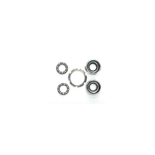 BOTTOM BRACKET SET - For Racer/MTB, Waterproof, Slotted Type, SILVER