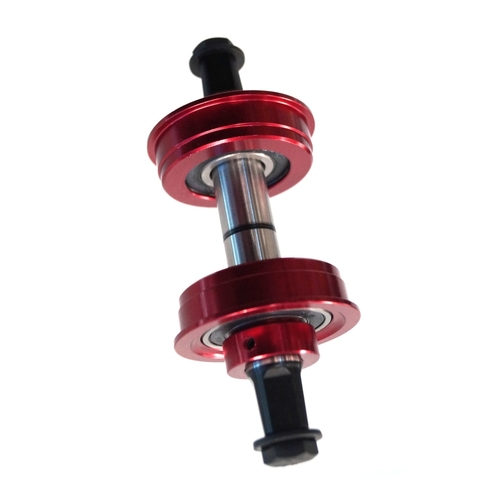 BMX CONVERSION KIT - 127mm Axle, With Sealed Bearings RED