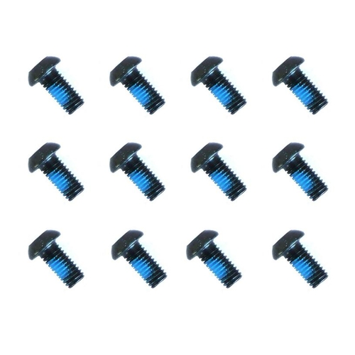 BOLTS  M5 x 10mm, T25 Torx, for Disc Rotor, with Lock Tite, BLACK  (Bag 12)