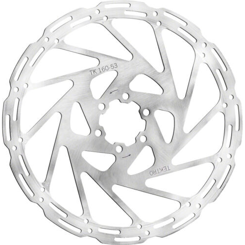 DISC ROTOR - Tektro, 160mm, T:1.8mm, stainless, w/T25 torque 6 bolts, Anti vibration rotor for 4 piston brakes