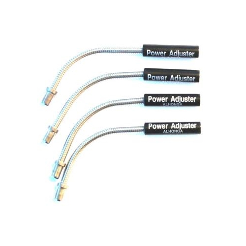 CABLE GUIDE - Flexible Angle Noodle With Power Modulator, Stainless Steel, SILVER (Bag of 4)