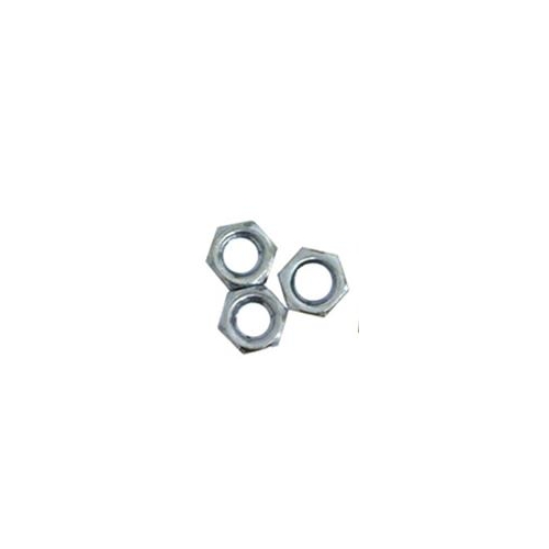 NUT - For Brake Bolts, Open Type, M5, C.P, SILVER (Bag of 20)