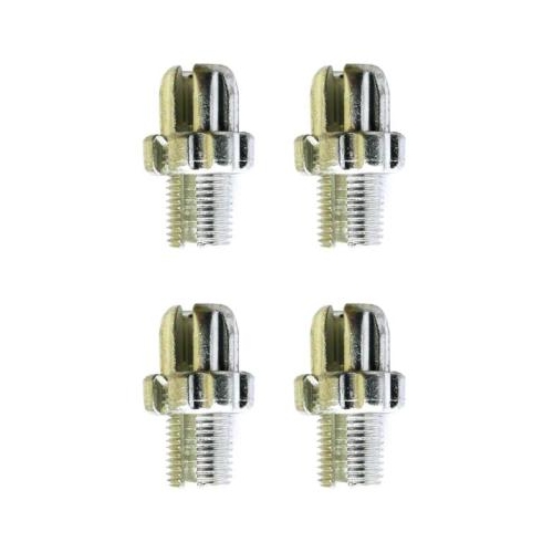 CABLE ADJUSTER - For V Brake, M10, Alloy, SILVER (Bag of 4)