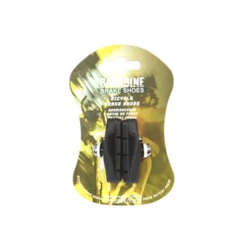 BRAKE PADS - Caliper Brake Shoes, Angle Adjustable, 50mm with assistance Guides for quicker installation BLACK (Sold in Pairs)  or, Box of 25