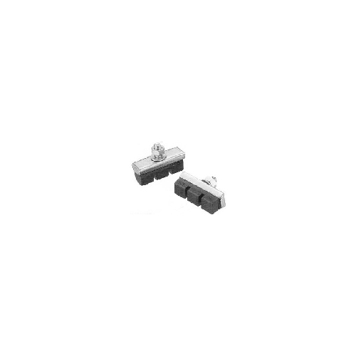 BRAKE SHOES - Caliper Brake Shoes, 25 Degree, 40mm, BLACK (Sold in Pairs)
