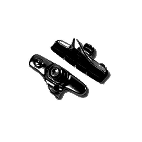 BRAKE SHOES - Cartridge Brake Shoes, For Road Bikes, 50mm, BLACK (Sold in Pairs)